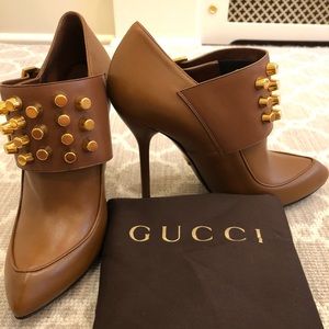 🔥Gucci Alexandra Nappa Charlotte Lifford Booties